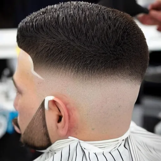 Image similar to average turkish barber haircut