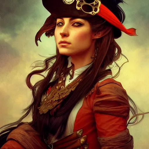 Prompt: Portrait of a Cat as a Pirate, photo, photorealistic, highly detailed, digital painting, artstation, concept art, smooth, sharp focus, illustration, art by artgerm and greg rutkowski and alphonse mucha