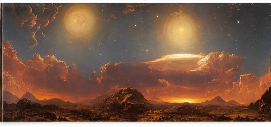 Image similar to The Galactic Empire by Frederic Edwin Church