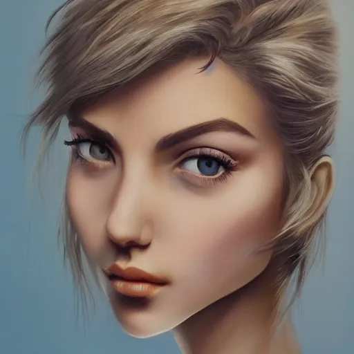 Image similar to beautiful italian woman, highly detailed, gorgeous, artstation, photorealistic