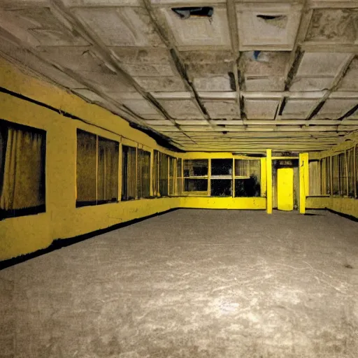 Backrooms endless yellow walls and liminal spaces Sticker for