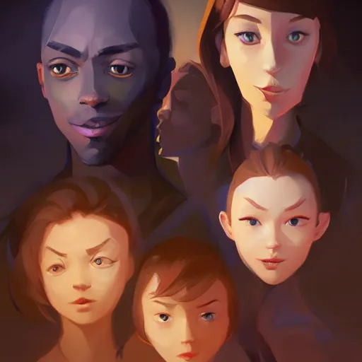 Image similar to face icon stylized minimalist pax, loftis, cory behance hd by jesper ejsing, by rhads, makoto shinkai and lois van baarle, ilya kuvshinov, rossdraws global illumination