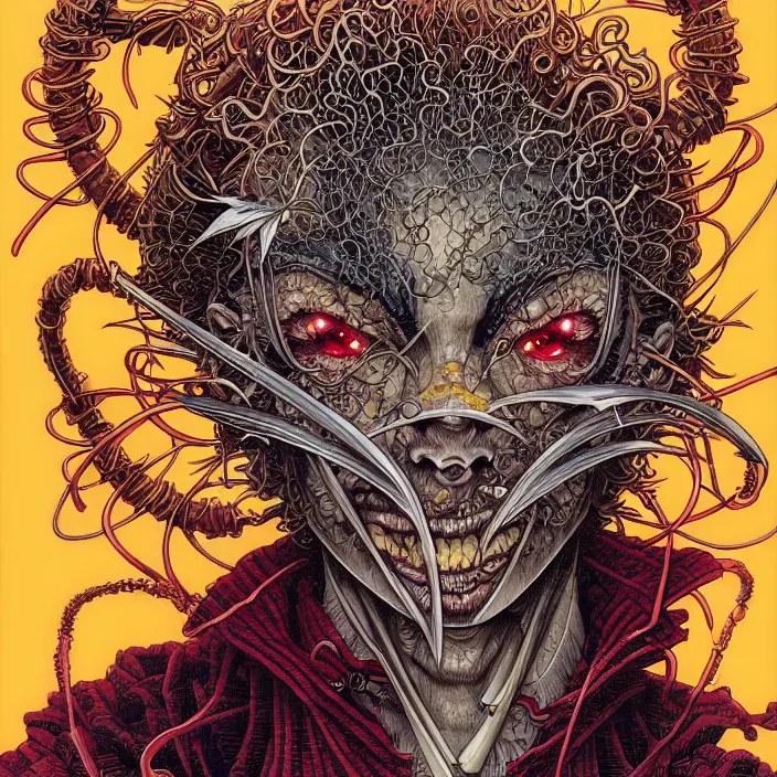 Image similar to portrait of crazy splinter, symmetrical, by yoichi hatakenaka, masamune shirow, josan gonzales and dan mumford, ayami kojima, takato yamamoto, barclay shaw, karol bak, yukito kishiro