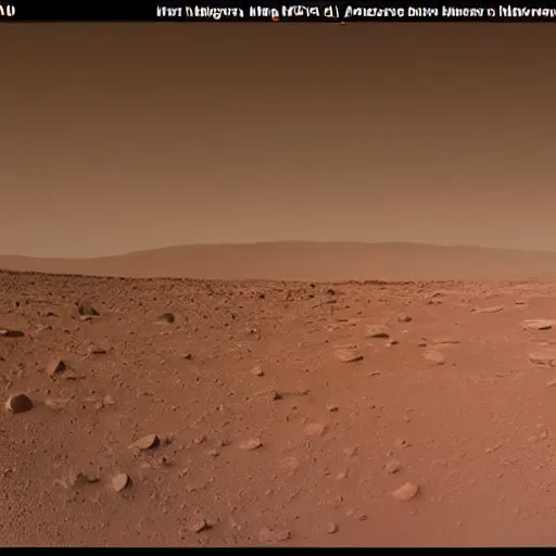 Image similar to the first image of human on mars