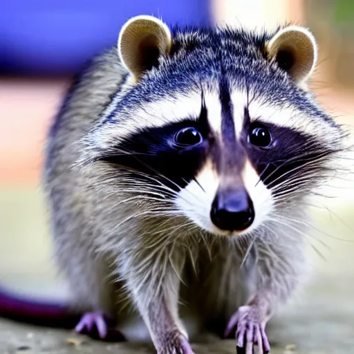 Prompt: a rat raccoon hybrid