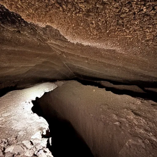 Image similar to insanely scary dark cave filled with void