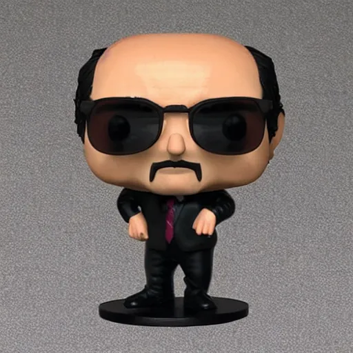 Image similar to funko pop of danny devito