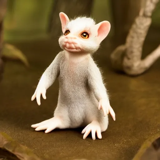 Image similar to gollum as a calico critters