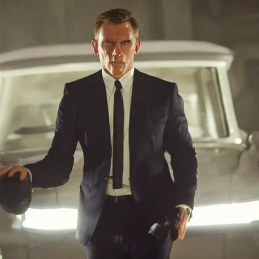 Image similar to Live Action Still of Jerma985 in James Bond, real life, hyperrealistic, ultra realistic, realistic, highly detailed, epic, HD quality, 8k resolution, body and headshot, film still