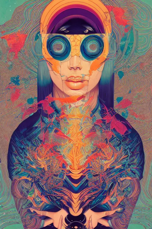 Image similar to portrait of godel's completeness theorem, by tristan eaton, victo ngai, peter mohrbacher, artgerm,