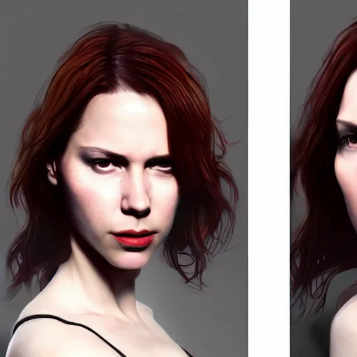 Image similar to keanu reeves as black widow, au naturel, hyper detailed, digital art, trending in artstation, cinematic lighting, studio quality, smooth render, unreal engine 5 rendered, octane rendered, art style by klimt and nixeu and ian sprigger and wlop and krenz cushart