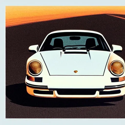 Prompt: photo of porsche 9 1 1 spaceship, highly detailed, realistic shaded lighting, designed by syd mead, 8 k
