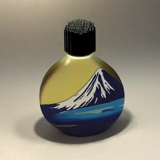 Image similar to product concept of Perfume bottle shaped like Mt. Fuji