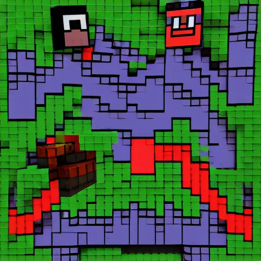 Image similar to Aswang Minecraft mob