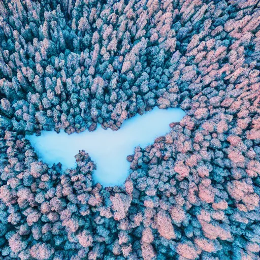 Image similar to Tilt Shift Photography, Big Bear Lake California, Ariel drone shot, 8k