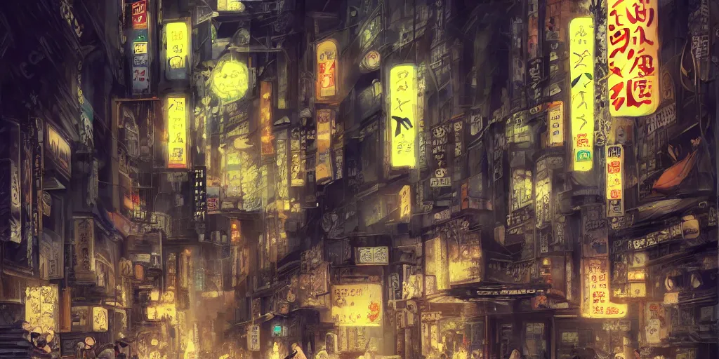 Image similar to a cat walking at the busy streets of tokyo at night, mixed media, concept art, digital painting, trending on artstation, highly detailed, epic composition, 8 k uhd