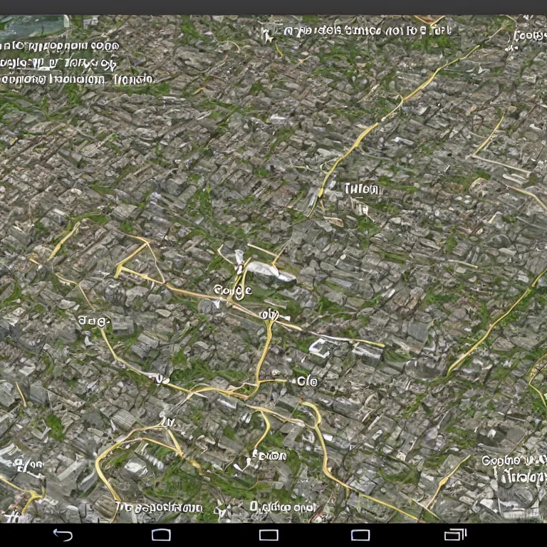 Image similar to google maps screenshot
