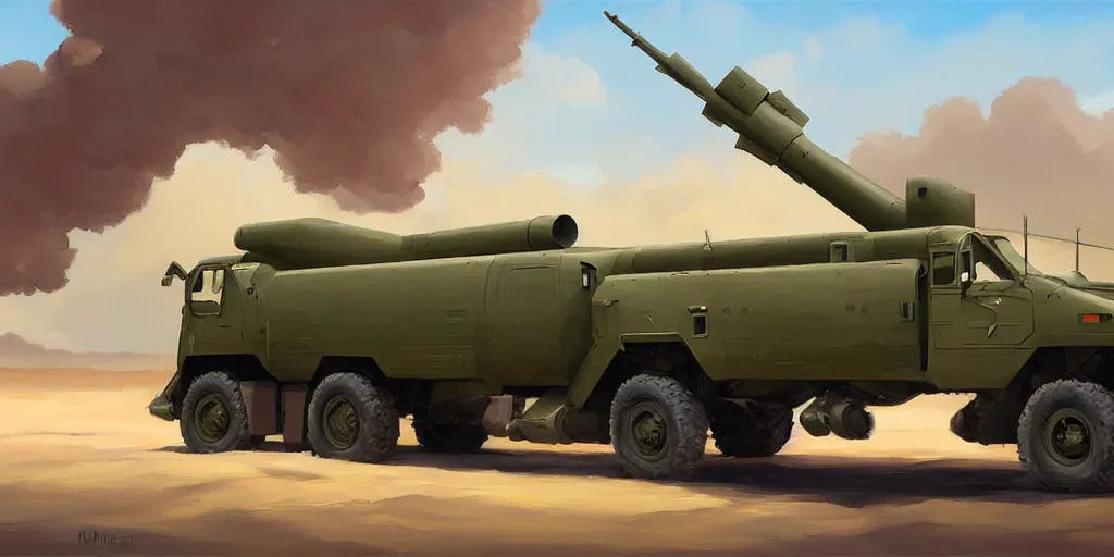 Image similar to one hundred percent accurate image of the himars vehicle by rhads