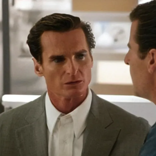 Prompt: still image of patrick bateman from american psycho in breaking bad