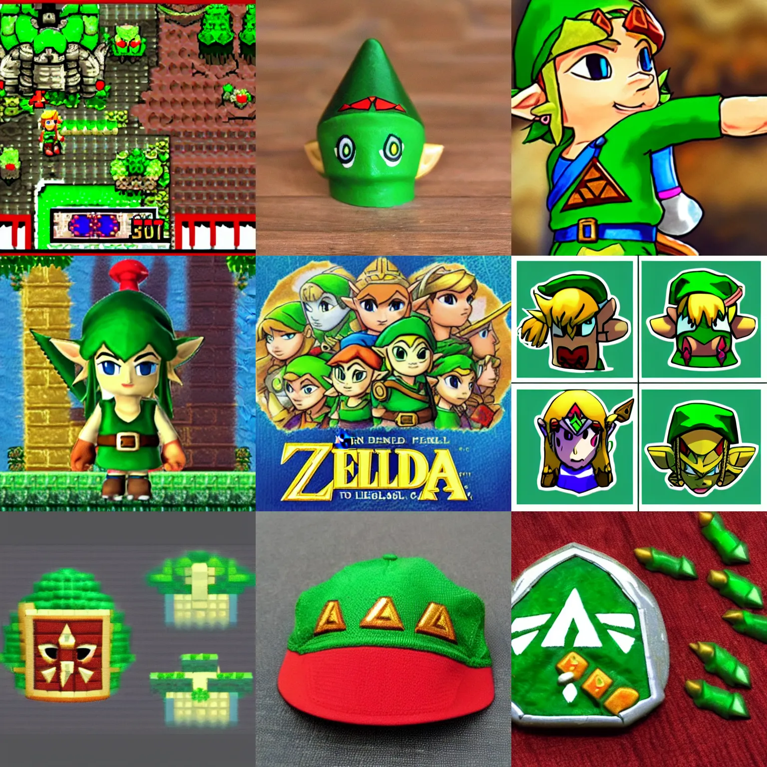 Prompt: Legend of Zelda Minish Cap