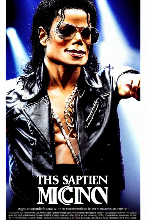 Prompt: this is it concert poster 2 0 0 9 king of pop, michael jackson 2 0 0 9 shades style, promotional, o 2 arena, london uhd, sharp, ultra realistic face, 4 k, cinematic, marvel, render, behind the scenes, leaked, set photo, detailed, modern, real life, sighting, photo real