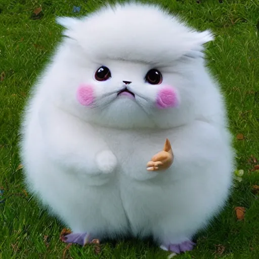 Image similar to real life Pokemon, fluffy, realistic