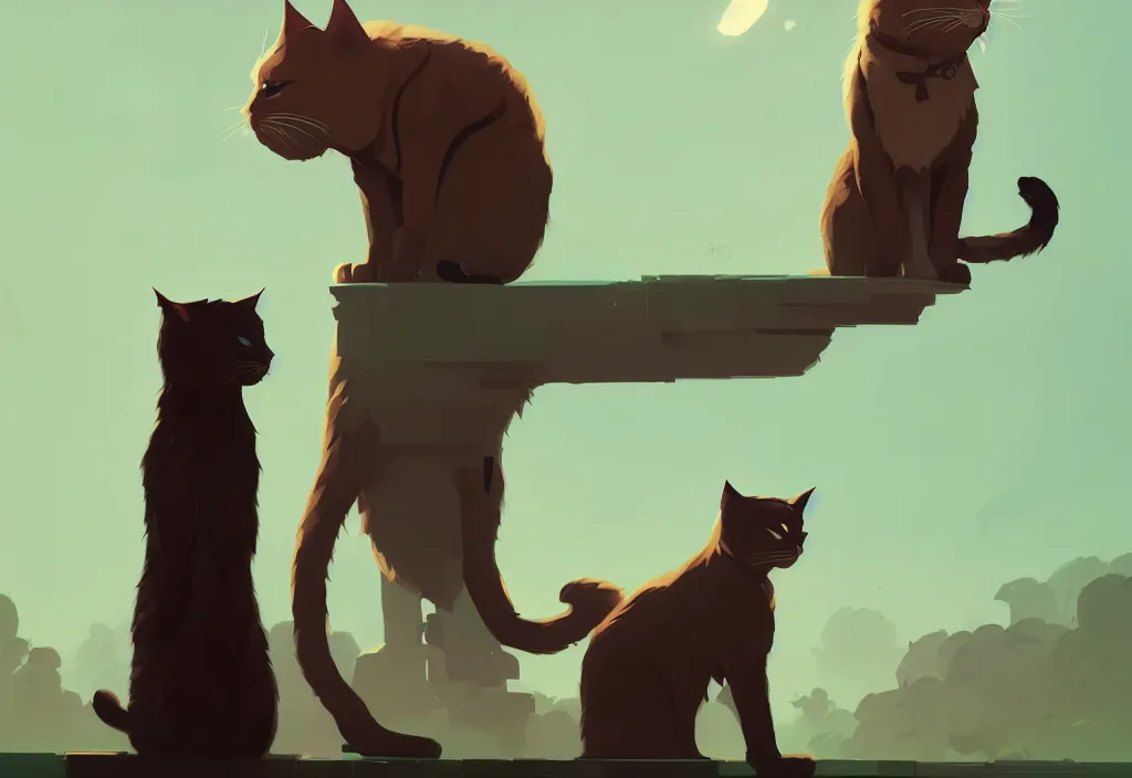 Image similar to portrait of joe biden and giant cat standing together, fantasy, by atey ghailan, by greg rutkowski, by greg tocchini, by james gilleard, by joe gb fenton, dynamic lighting, gradient light green, brown, blonde cream, salad and white colors in scheme, grunge aesthetic