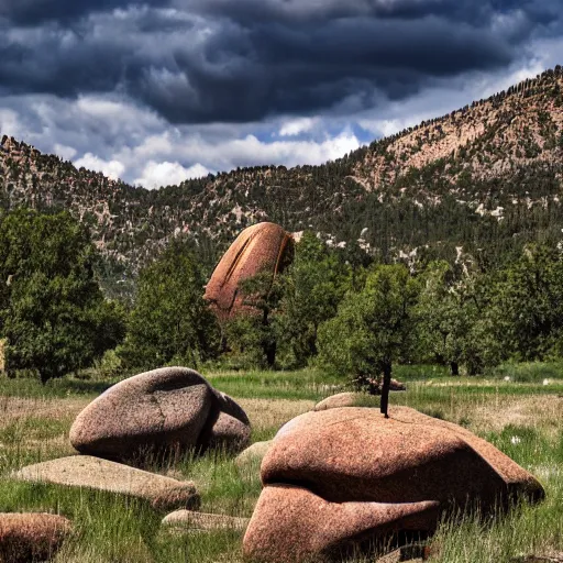 Prompt: Among us boulder.