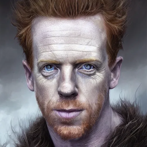 Prompt: closeup portrait shot of damian lewis as puck, robin goodfellow, pooka, fairy, highly detailed, digital painting, artstation, concept art, soft focus, depth of field, artgerm, tomasz alen kopera, peter mohrbacher, donato giancola, wlop, boris vallejo