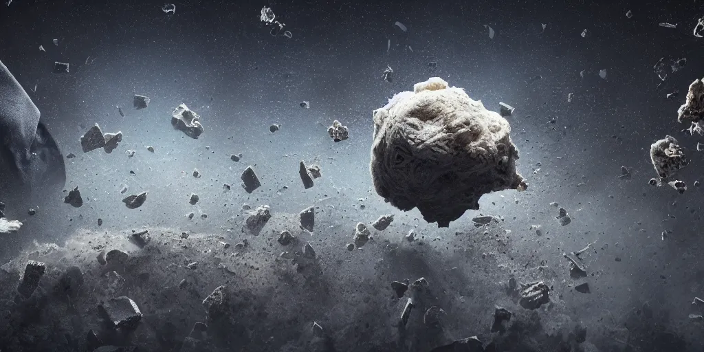 Prompt: Toilet Paper Meteorite , realistic 4k octane beautifully detailed render, 4k post-processing, highly detailed, intricate complexity, epic composition, magical atmosphere, cinematic lighting, masterpiece, ultra hd