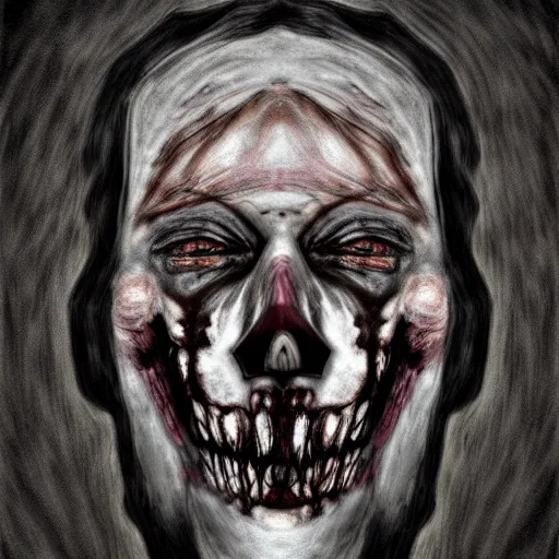Image similar to asymmetrical zombie king portrait, fallen, decay, lost, depressed, borderline, schizophrenia