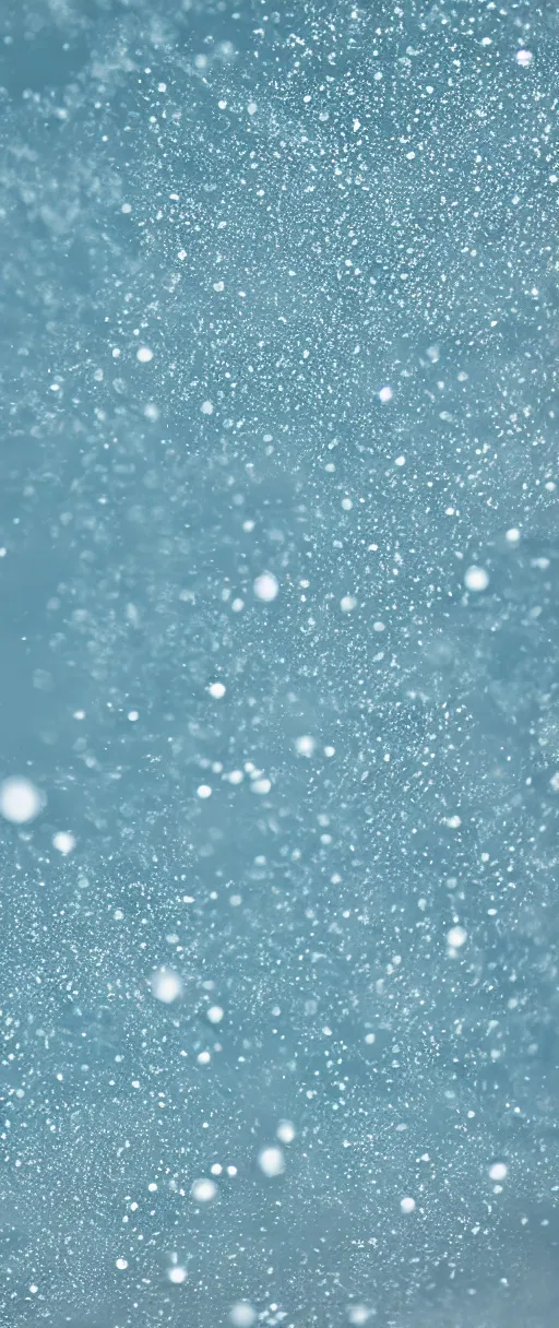 Image similar to 8k macro photograph of seafoam crashing on pure white sand, bubbles and mist