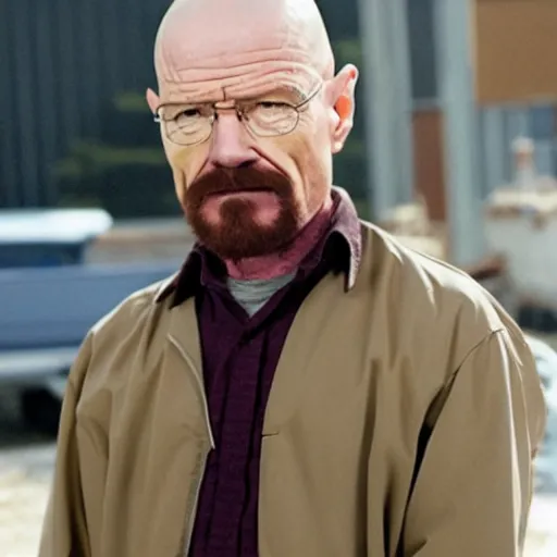 Prompt: Walter White as a guest character in Smallvile