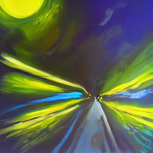 Image similar to apocryphal acrylic speed night