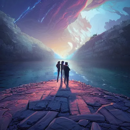 Image similar to a beautiful digital artwork of yugoslavia breakup by dan mumford, cyril rolando and m. w kaluta, 8 k resolution, ultrafine details, rendered in unreal engine 5, cinematic composition, reimagined by industrial light and magic, smooth, 4 k, beautiful lighting, hdr, imax, cinema 4 d, shadow depth