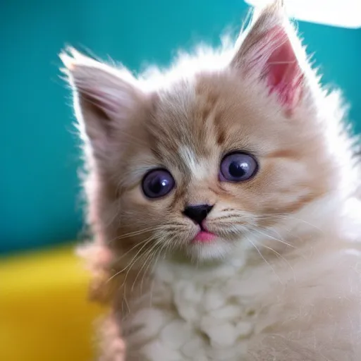 Image similar to fluffy cute kitten