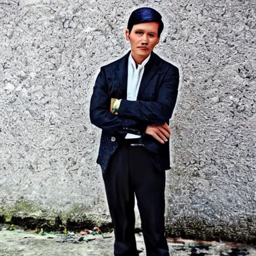 Image similar to outdoor portrait of jose rizal as a young man in 2 0 2 0, 3 0 years old wearing stylish modern clothes, photo taken in 2 0 2 0, detailed, 3 5 mm digital photo, award winning photography