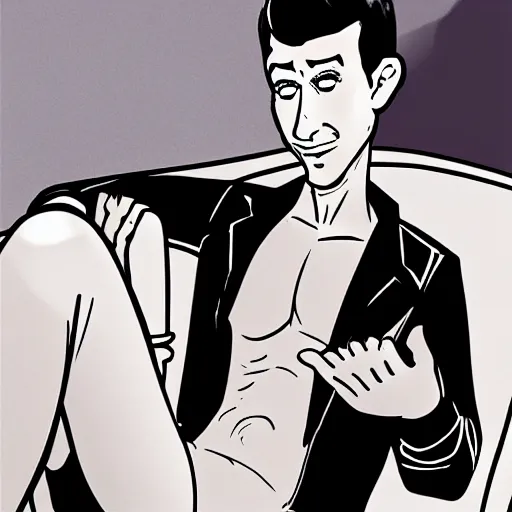 Image similar to james deen cartoon