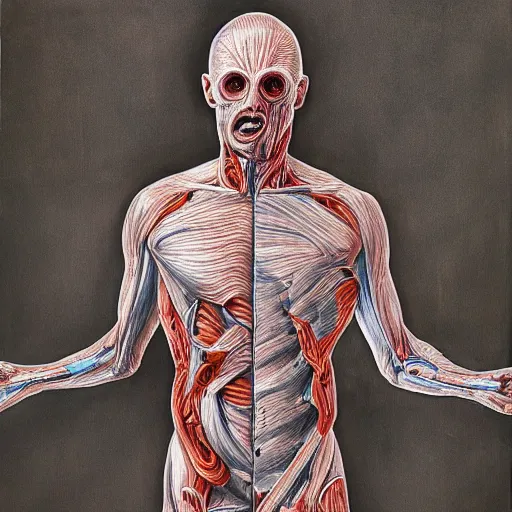 Image similar to anatomic body explosion by michael reedy