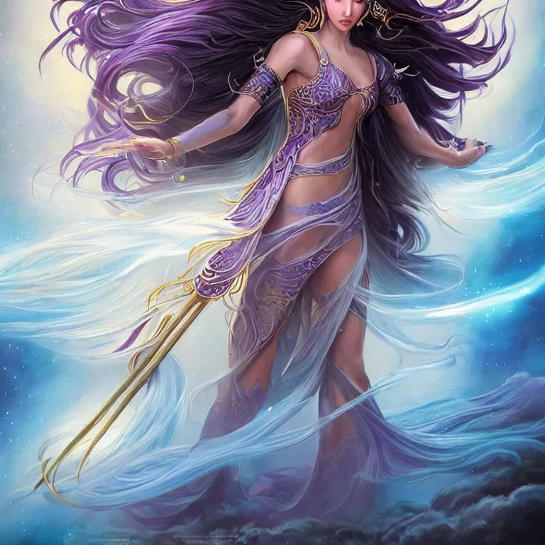 Prompt: beautiful cinematic fantasy poster, a beautiful vietnamese goddess warrior wearing a long flowy ao yai with enbroidered flowers with flowing illuminated hair throwing a banh mi towards camera, beautiful glowing galaxy eyes, wideshot ultrawide angle epic scale, hybrid from The Elden Ring and art direction by Darius Zawadzki ;by artgerm; wayne reynolds art station; cinematic quality character render; low angle; ultra high quality model; production quality cinema model;