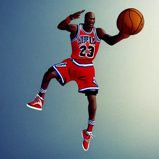 Prompt: “hyperrealistic mixed media high resolution image of michael jordan wearing a superman suit dunking a basketball, stunning 3d render inspired art by István Sándorfi and Greg Rutkowski and Unreal Engine, perfect symmetry, dim volumetric lighting, 8k octane beautifully detailed render, post-processing, extremely hyper-detailed, intricate, epic composition, highly detailed attributes, highly detailed atmosphere, cinematic lighting, masterpiece, trending on artstation, very very detailed, masterpiece, stunning, flawless structure, lifelike texture, perfection,”