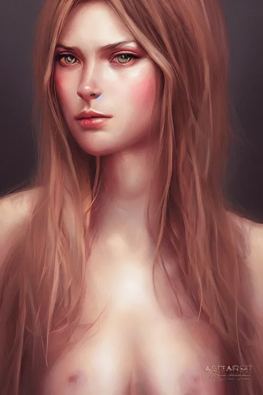 Image similar to virgin portrait, by artgerm, WLOP