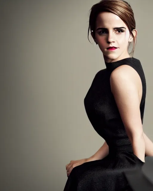 Prompt: emma watson is james bond, xf iq 4, f / 1. 4, iso 2 0 0, 1 / 1 6 0 s, 8 k, raw, dramatic lighting, symmetrical balance, in - frame