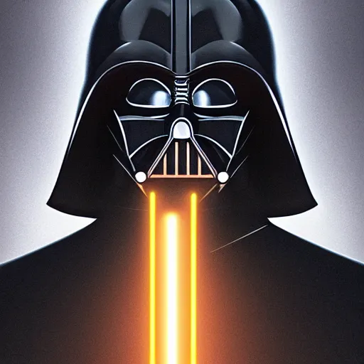 Prompt: symmetry!! portrait of darth vader, sci - fi, tech wear, glowing lights!! intricate, elegant, highly detailed, digital painting, artstation, concept art, smooth, sharp focus, illustration, art by artgerm and greg rutkowski and alphonse mucha