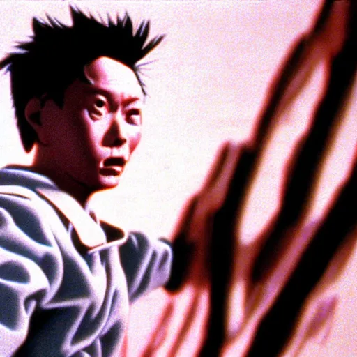 Prompt: film still from 鉄 男 tetsuo 1 9 8 9