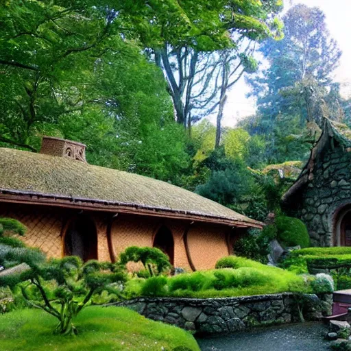 Image similar to elrond's house, rivendell