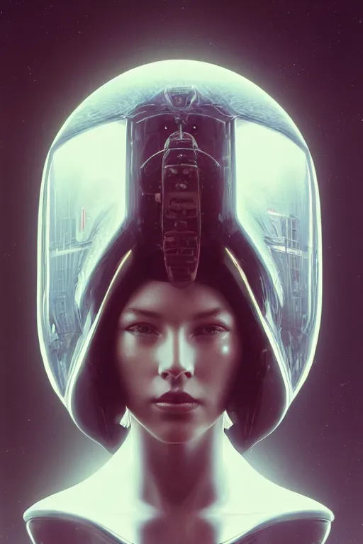 Image similar to the beauty of emptiness, photo, portrait, 3d, high details, intricate details, by vincent di fate, artgerm julie bell beeple, 90s, Smooth gradients, octane render, 8k, High contrast, duo tone, depth of field, very coherent symmetrical artwork