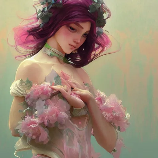 Prompt: pinky pie, highly detailed digital painting, artstation, concept art, smooth, sharp focus, illustration, art by artgerm and greg rutkowski and alphonse mucha