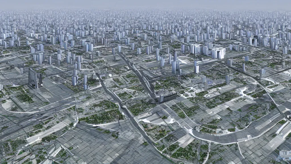 Prompt: pyongyang city in the future, high technology, realistic, unreal engine render, octane render, hyper realistic, photo, 8 k