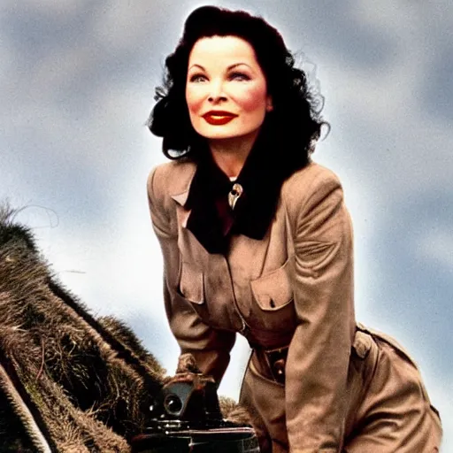 Image similar to fran drescher in world war 2